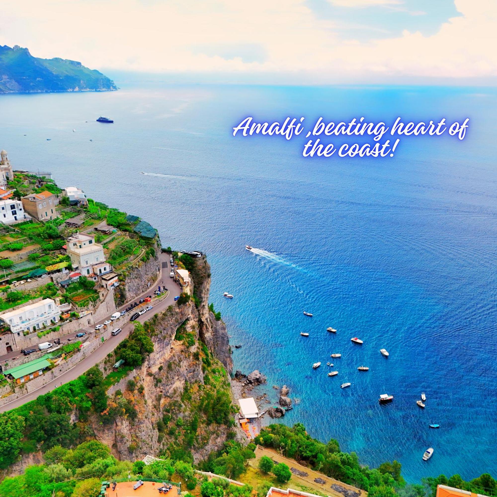 La Saracena-Traditional Amalfi Villa With Sea View Амальфі Екстер'єр фото